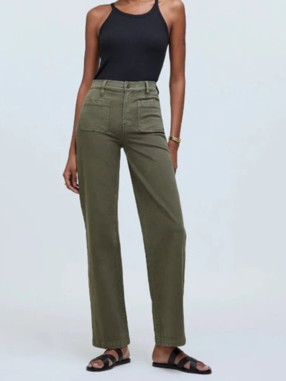 MADEWELL Emmett Wide Leg Pants Size 27 Tall